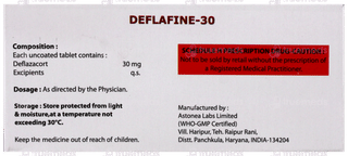 Deflafine 30 Tablet 10